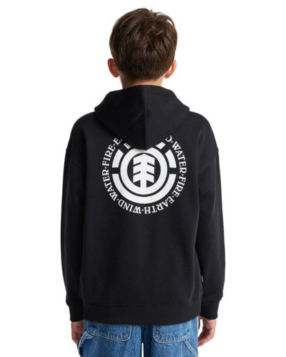 element, Seal Bp Y - Zip Hoodie for Boys 8-16, FLINT BLACK (fbk) Seal Bp Y - Zip Hoodie for Boys 8-16  ELBSF00199