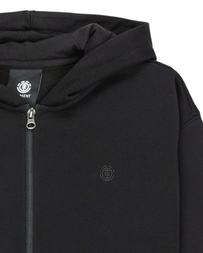 element, Aligator Y - Pull zippé à capuche pour Garçon 8-16 ans, FLINT BLACK (fbk) Aligator Y - Zip Hoodie for Boys 8-16  ELBSF00203