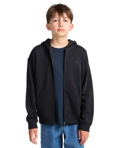 element, Aligator Y - Pull zippé à capuche pour Garçon 8-16 ans, FLINT BLACK (fbk) Aligator Y - Zip Hoodie for Boys 8-16  ELBSF00203
