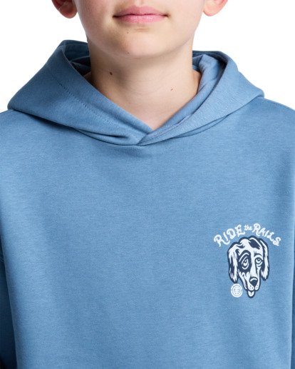element, Timber Hobos Po Y - Sweat à capuche pour Garçon 8-16 ans, BLUE MIRAGE (bmk0) Timber Hobos Po Y - Hoodie for Boys 8-16  ELBSF00204