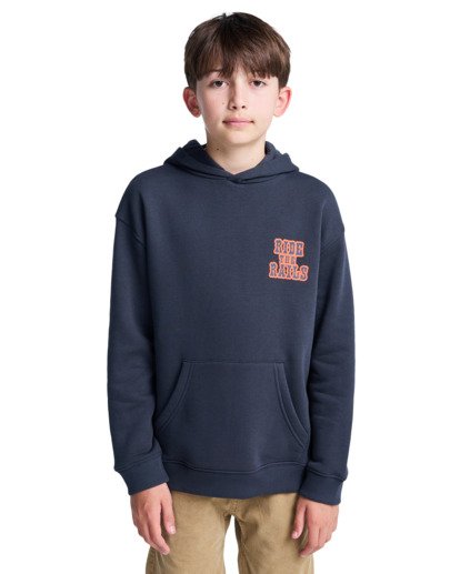 element, Timber On Track Po Y - Sweat à capuche pour Garçon 8-16 ans, OFF BLACK (kta0) Timber On Track Po Y - Hoodie for Boys 8-16  ELBSF00205