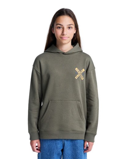 element, Timber Freight Train Po Y - Sweat à capuche pour Garçon 8-16 ans, KALAMATA (gzh0) Timber Freight Train Po Y - Hoodie for Boys 8-16  ELBSF00206
