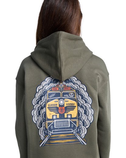 element, Timber Freight Train Po Y - Sweat à capuche pour Garçon 8-16 ans, KALAMATA (gzh0) Timber Freight Train Po Y - Hoodie for Boys 8-16  ELBSF00206