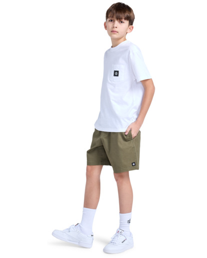 Chillin Classic 15.7" - Elastic Waist Walkshorts for Boys 8 - 16  ELBWS00117