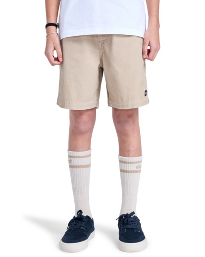 Chillin Cord 15.7" - Elastic Waist Walkshorts for Boys 8 - 16  ELBWS00118