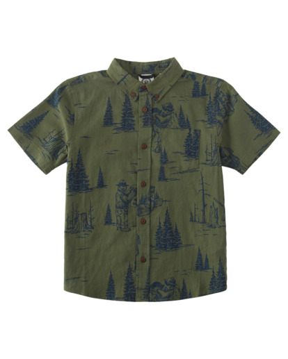 Element x Smokey Bear Scene - Short Sleeve Shirt for Boys 8-16  ELBWT00103