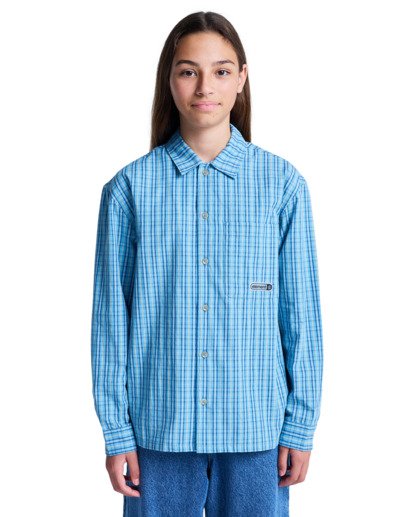 element, Napkins Y - Long Sleeve Shirt for Boys 8-16, NAPKINS BLUE (bhc1) Napkins Y - Long Sleeve Shirt for Boys 8-16  ELBWT00114