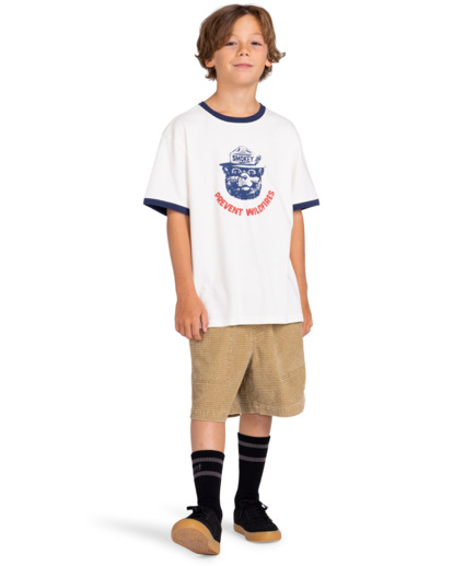 Element x Smokey Bear Ringer - T-Shirt for Boys 8-16  ELBZT00194