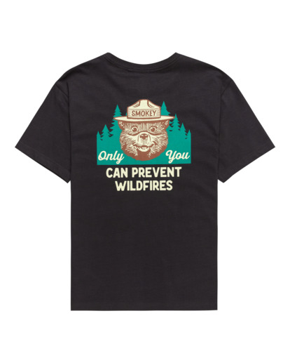 Smokey Bear x Element Wildfires - Short Sleeves T-shirt for Boys 8 - 16  ELBZT00197