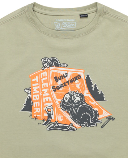 Timber Breaktime - Short Sleeves T-Shirt for Boys 8 - 16  ELBZT00244