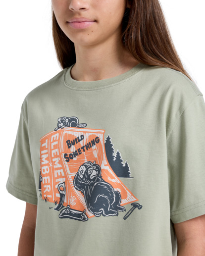 Timber Breaktime - Short Sleeves T-Shirt for Boys 8 - 16  ELBZT00244