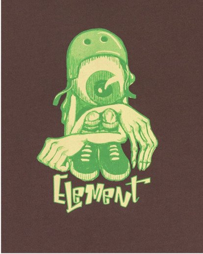 element, Rainy Day Y - Short Sleeve T-Shirt for Boys 8-16, JAVA (ctf0) Rainy Day Y - Short Sleeve T-Shirt for Boys 8-16  ELBZT00253