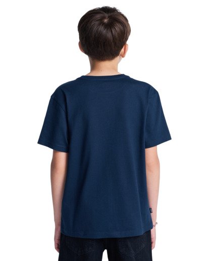 element, Rainy Day Y - Short Sleeve T-Shirt for Boys 8-16, ECLIPSE NAVY (ecn) Rainy Day Y - Short Sleeve T-Shirt for Boys 8-16  ELBZT00253