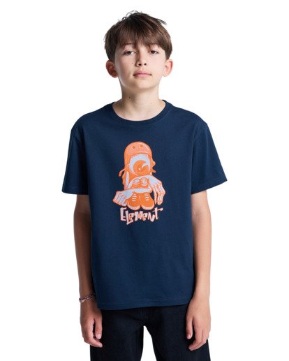 element, Rainy Day Y - Short Sleeve T-Shirt for Boys 8-16, ECLIPSE NAVY (ecn) Rainy Day Y - Short Sleeve T-Shirt for Boys 8-16  ELBZT00253