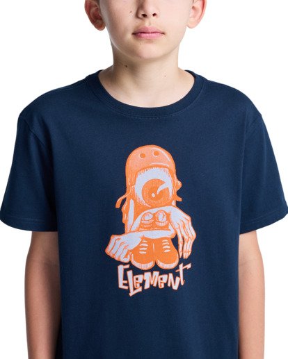 element, Rainy Day Y - Short Sleeve T-Shirt for Boys 8-16, ECLIPSE NAVY (ecn) Rainy Day Y - Short Sleeve T-Shirt for Boys 8-16  ELBZT00253