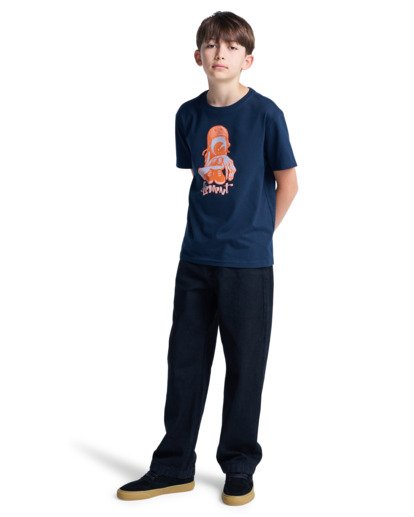 element, Rainy Day Y - Short Sleeve T-Shirt for Boys 8-16, ECLIPSE NAVY (ecn) Rainy Day Y - Short Sleeve T-Shirt for Boys 8-16  ELBZT00253