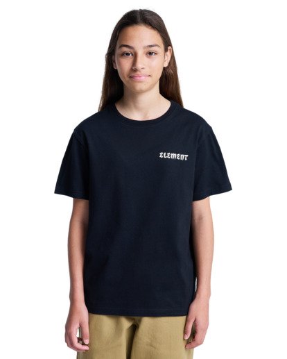 element, Bite Me Y - Short Sleeve T-Shirt for Boys 8-16, FLINT BLACK (fbk) Bite Me Y - Short Sleeve T-Shirt for Boys 8-16  ELBZT00255