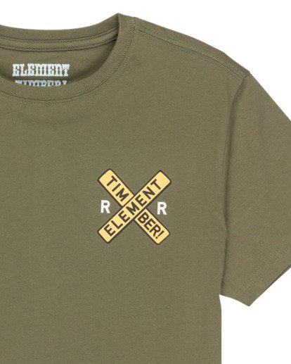 element, Timber Signs Y - Short Sleeve T-Shirt for Boys 8-16, KALAMATA (gzh0) Timber Signs Y - Short Sleeve T-Shirt for Boys 8-16  ELBZT00258