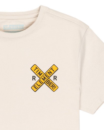 element, Timber Freight Train Y - Short Sleeve T-Shirt for Boys 8-16, OAT MILK (teg0) Timber Freight Train Y - Short Sleeve T-Shirt for Boys 8-16  ELBZT00268