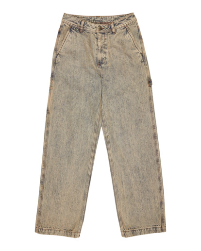 element, Carpenter Denim W - Pantaloni carpenter da Donna, BLEACH TINT (wbz0) Carpenter Denim W - Carpenter Trousers for Women  ELJDP00112