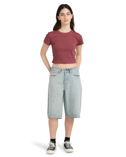 365 Wide - Denim Shorts for Women  ELJDS00108