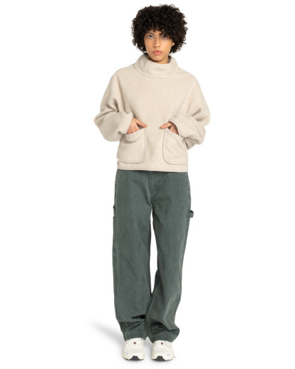 element, Shepherd Funnel Neck W - Maglione grande da Donna, OATMEAL HEATHER (tegh) Shepherd Funnel Neck W - Pullover Parka for Women  ELJJK00148