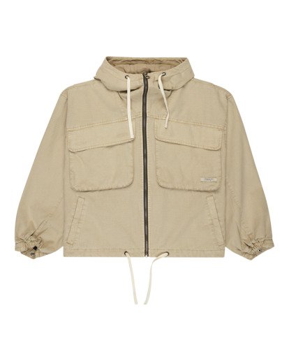 Ripstop-Hooded Parka Jacket for Women  ELJJK00151