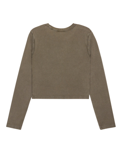 element, Icon Crop W - Maglietta a Maniche Lunghe da Donna, FOREST NIGHT (csn0) Icon Crop W - Long Sleeve T-Shirt for Women  ELJKT00122
