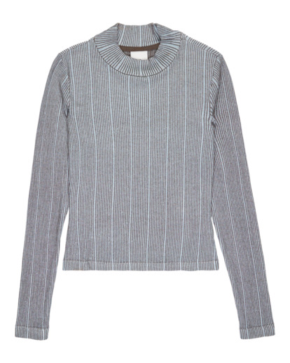 element, Roll Neck W - Maglietta a Maniche Lunghe da Donna, FORGET ME NOT (bgl0) Roll Neck W - Long Sleeve T-Shirt for Women  ELJKT00125