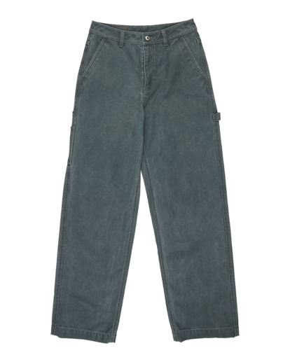 element, Carpenter Canvas W - Pantaloni carpenter da Donna, ARDOISE (krn0) Carpenter Canvas W - Carpenter Trousers for Women  ELJNP00127