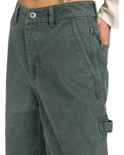 element, Carpenter Canvas W - Pantaloni carpenter da Donna, ARDOISE (krn0) Carpenter Canvas W - Carpenter Trousers for Women  ELJNP00127