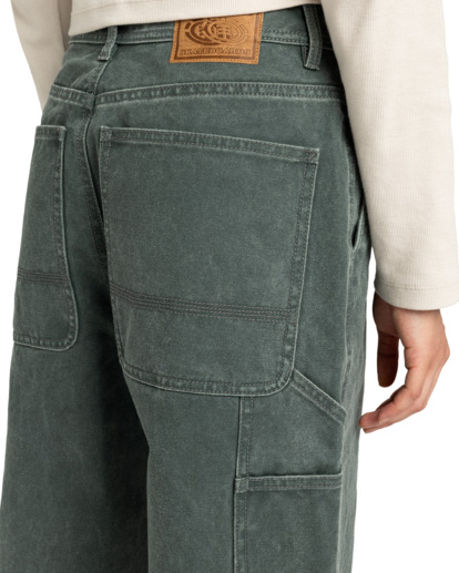 element, Carpenter Canvas W - Pantaloni carpenter da Donna, ARDOISE (krn0) Carpenter Canvas W - Carpenter Trousers for Women  ELJNP00127