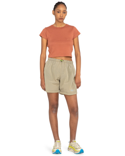 Chillin Lo Tide - Elasticated Waist Shorts for Women  ELJNS00111