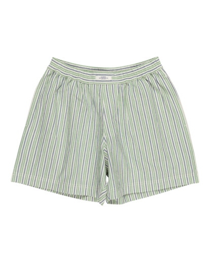 Chillin Stripe - Elasticated Waist Shorts  for Women  ELJNS00112