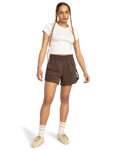 Sunday 13.5" - Elastic Waist Shorts for Women  ELJNS00114