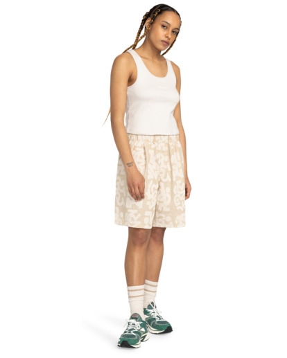 Daily Bermuda 19" - Elastic Waist Shorts for Women  ELJNS00119