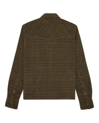 element, Westward Corduroy W - Camicia a Maniche Lunghe da Donna, CORDUROY CHECKS (rss1) Westward Corduroy W - Long Sleeve Shirt for Women  ELJWT00116