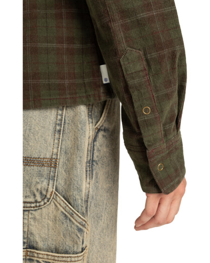 element, Westward Corduroy W - Camicia a Maniche Lunghe da Donna, CORDUROY CHECKS (rss1) Westward Corduroy W - Long Sleeve Shirt for Women  ELJWT00116