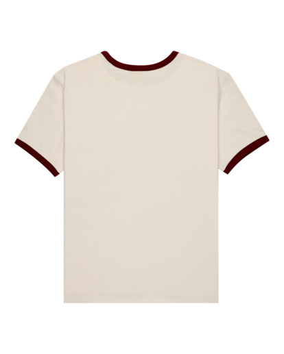 element, Second Nature Ringer W - Camiseta de manga corta para mujer, OAT MILK (teg0) Second Nature Ringer W - Short Sleeve T-Shirt for Women  ELJZT00140