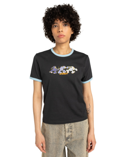 Second Nature Ringer W - Short Sleeve T-Shirt for Women  ELJZT00140