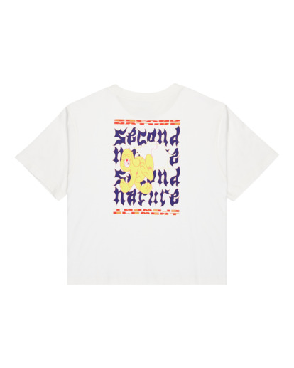 element, Second Nature W - Maglietta a maniche corte da Donna, OFF WHITE (wbv0) Second Nature W - Short Sleeve T-Shirt for Women  ELJZT00142