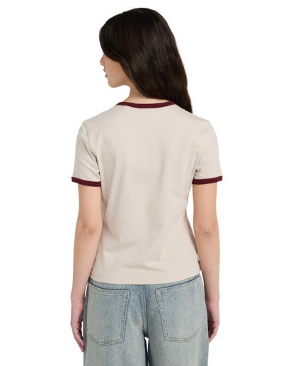 Yarnhill Ringer - Short Sleeve T-Shirt for Women  ELJZT00147