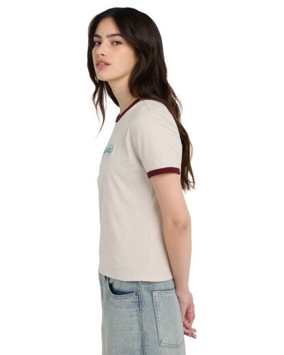 Yarnhill Ringer - Short Sleeve T-Shirt for Women  ELJZT00147
