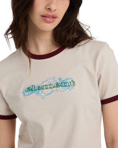 Yarnhill Ringer - Short Sleeve T-Shirt for Women  ELJZT00147