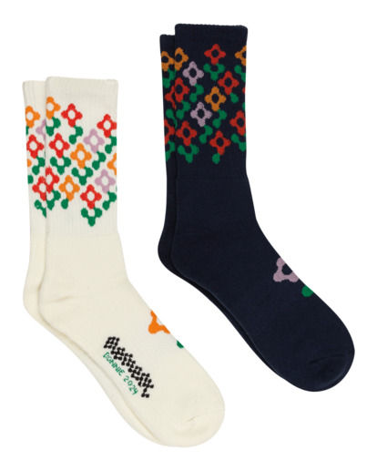 Element x Donnie O'Donnell Flower - 2 Pack Skate Socks for Men  ELYAA00176