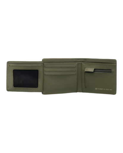 element, Double Icon - Portafoglio grande a tre ante resistente da Uomo, KALAMATA (gzh0) Double Icon - Heavy Duty Large Tri-Fold Wallet for Men  ELYAA00219