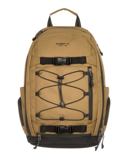 Zaino Element Mohave Uomo - Leggero, Da Skate, Con Cinghie Porta Skate - Pietra Focaia Nera