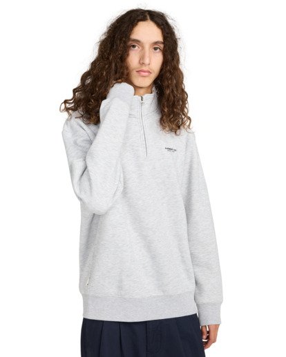 element, Element Co - Quarter Zip Sweatshirt for Men, MID GREY HEATHER (sgbh) Element Co - Quarter Zip Sweatshirt for Men  ELYFT00178