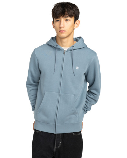 element, Icon Embroidery - Zip Sweatshirt for Men, BLUE MIRAGE (bmk0) Icon Embroidery - Zip Sweatshirt for Men  ELYFT00199