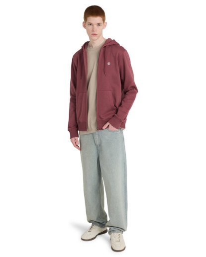 Icon Embroidery - Zip Sweatshirt for Men  ELYFT00199